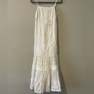 White Vintage Denim&Supply by Ralph Lauren Maxi Dress